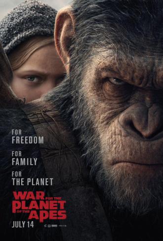 постер Війна за планету мавп